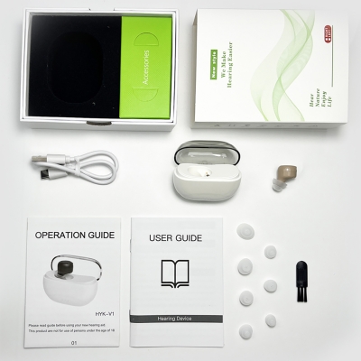 Сенсорный слуховой аппарат с зарядным устройством Aurisense-2